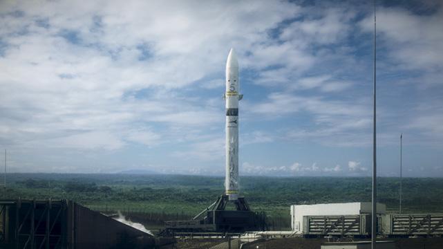 Artist’s impression of the MIURA 5 on the launch pad in Kourou, French Guiana.