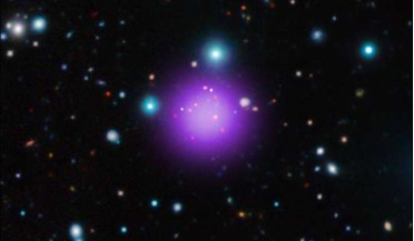 Chandra X-ray, CL J1001, galaxy cluster, NASA, Tao Wang