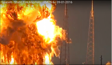 Amos-6, explosion, Falcon 9, Iridium, Spacecom, SpaceX, test-masses