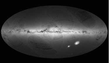 3D Galaxy Map, ESA, Gaia mission, Large and Small Magellanic Clouds, Milky Way