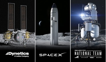 Artemis programme, Blue Origin, Dynetics, Human Landing System, SpaceX