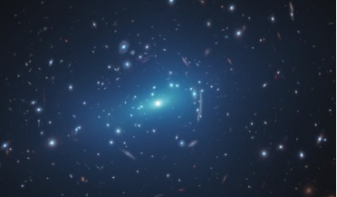 Dark Matter, ESO's VLT Survey Telescope (VST), galaxy cluster, Hubble Space Telescope, MACS J1206.2-0847