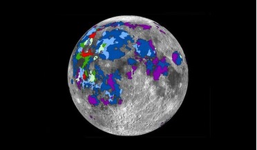 basaltic plains, Lunar atmosphere, maria, Moon, volcanic activity