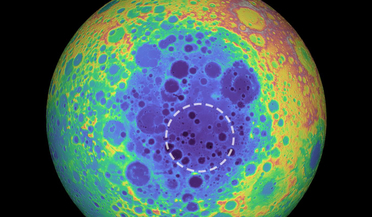 far side of the Moon, NASA’s Gravity Recovery and Interior Laboratory (GRAIL) mission, NASA’s Lunar Reconnaissance Orbiter (LRO), South Pole–Aitken basin