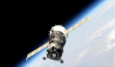 International Space Station, MIM-2 Poisk module, Skybot F-850, Soyuz MS-14 spacecraft, Zvezda port