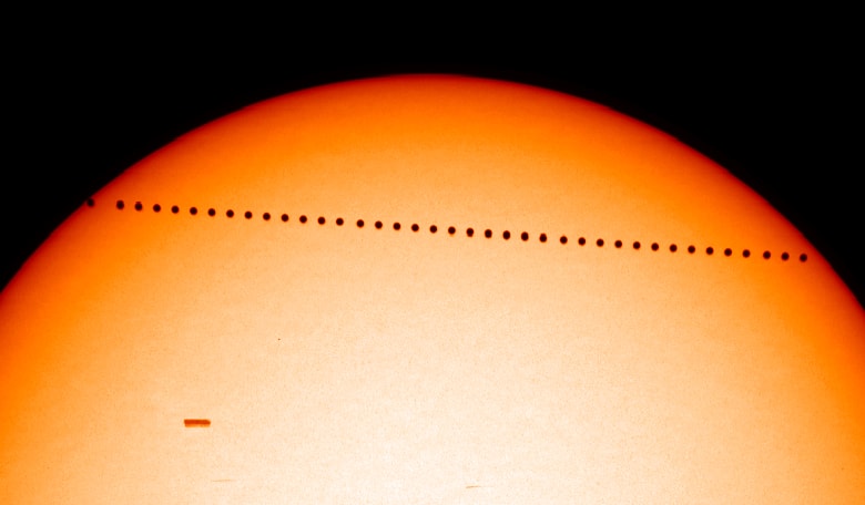 Transit of Mercury. Image Credit: NASA