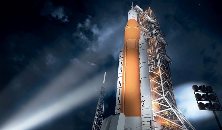 SLS Block 1, the initial configuration of NASA’s new super heavy lift launch vehicle, will be able to lift at least 70 metric tons to low Earth orbit and is the cornerstone of a new deep space exploration system.