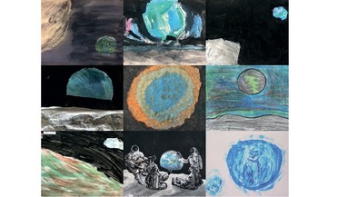 children’s art, Earthrise, Earthrise documentary film, Space for Art Foundation