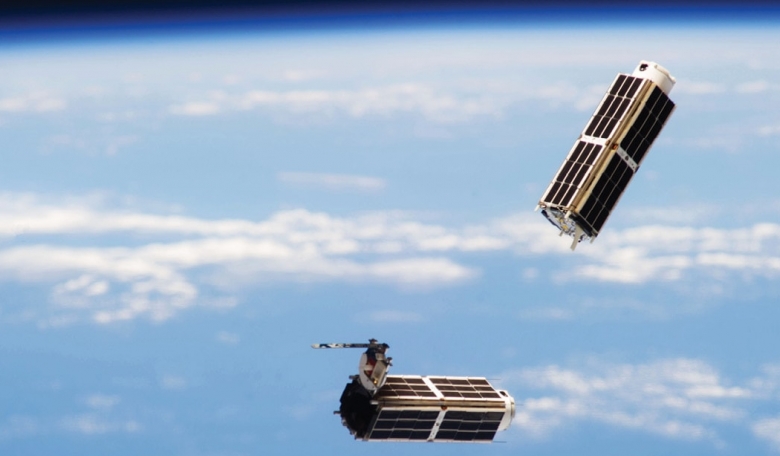 The changing architecture of space - a pair of Dove smallsats deployed from the International Space Station on behalf of California-based Planet.