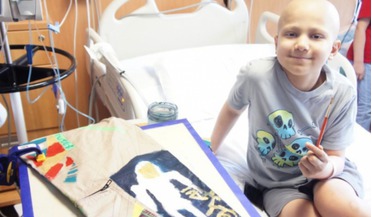 Paediatric cancer patients aim for the stars with space inspired art project