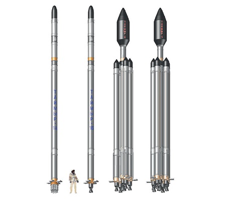 The Taimyr family of rockets (L-R: Taimyr-1A and Taimyr-1B, Taimyr-5, Taimyr-7) could slash waiting times for satellite launches to three months.