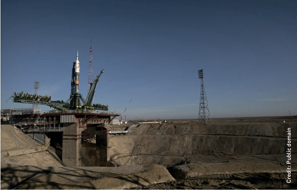 Could the Baikonur Cosmodrome be more environmentally friendly if it occupied a smaller area?