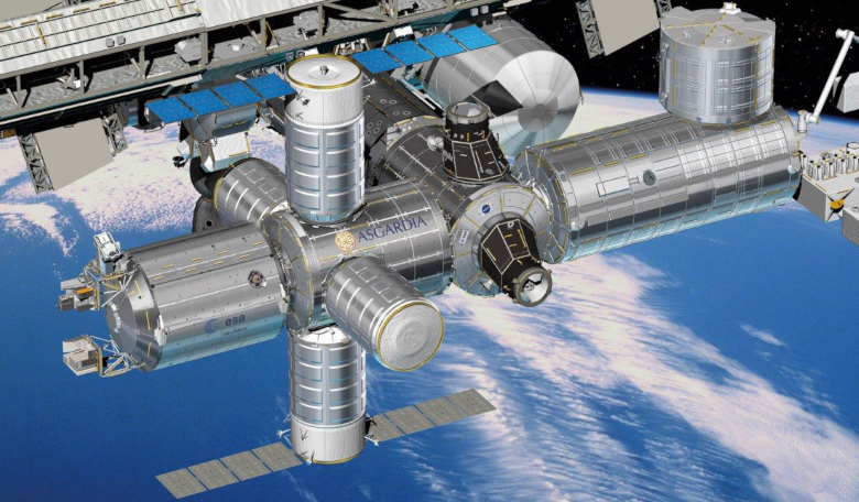 Asgardia module node on the Space Station. Image: ROOM/D Ducros
