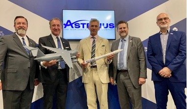 Astraius announcement at Farnborough International Air Show.
