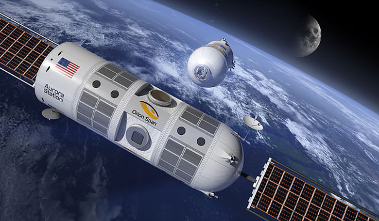 An artists conception of the Aurora Station. Image: Orion Span