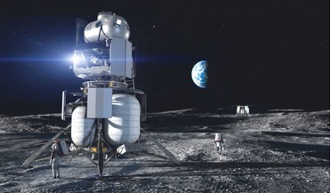 Blue Origin, Human Landing System, Jeff Bezos, moon exploration, SpaceX