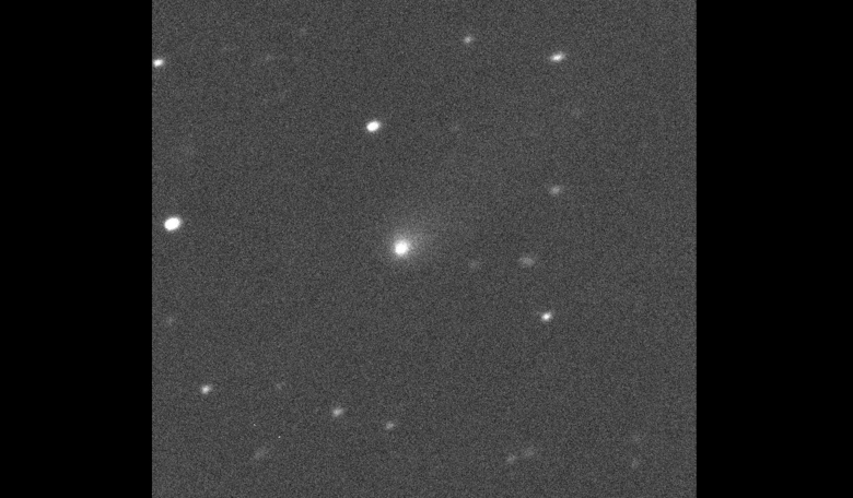 Comet C/2019 Q4 as imaged by the Canada-France-Hawaii Telescope on Hawaii's Big Island on 10 Sept, 2019. Image: Canada-France-Hawaii Telescope