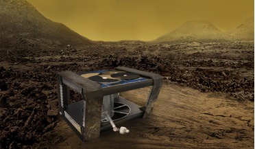 Automaton Rover for Extreme Environments (AREE), clockwork rover, morse code, steampunk, Venus