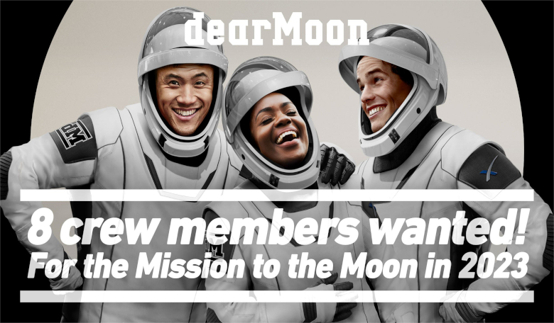 Yusaku Maezawa dearMoon trip is expected to loop around the Moon before returning to Earth and is now open to applicants from around the world. Image: dearMoon