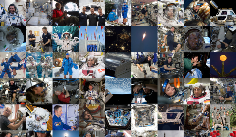 Nine years of ESA's class of 2009 astronauts. Image: ESA