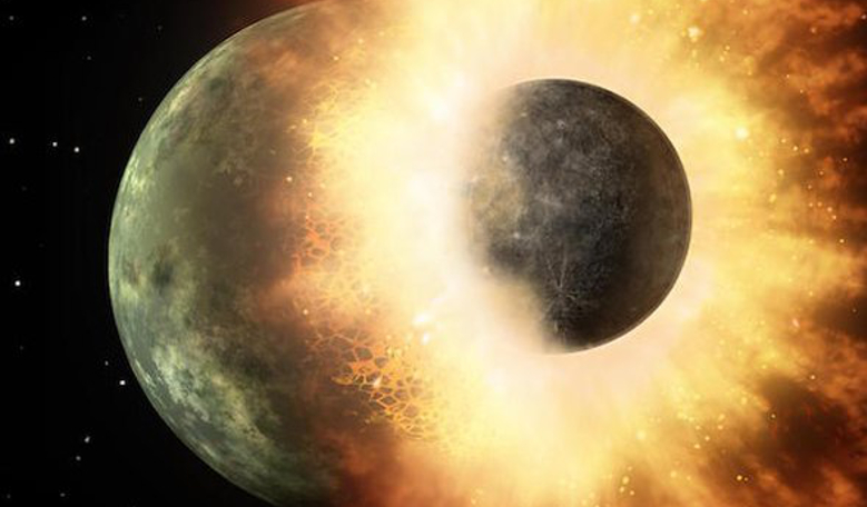 The Moon is not a combination of Earth and the body that impacted us, but is in fact a mini version of our own planet suggests new research. Image: NASA/JPL-Caltech