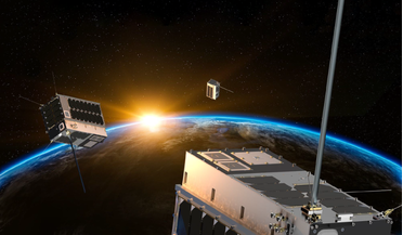 Deep Space Industries, formation-flying satellites, HawkEye 360, microsatellite, Space Flight Laboratory