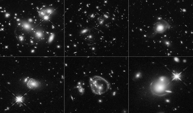 These six Hubble Space Telescope images reveal a jumble of misshapen-looking galaxies, that are as much as 10,000 times more luminous than our Milky Way. Image: NASA, ESA, and J. Lowenthal (Smith College)