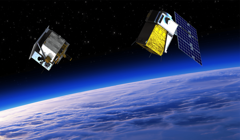 Artistic rendering of Loft Orbital YAM-2 and 3 satellites in space. Image: Loft Orbital