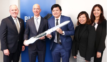 Blue Origin, mu Space Corp, New Glenn orbital rocket, Satellite 2018 conference