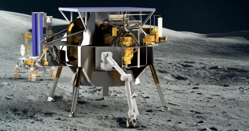 An artist's rendering of a reactor capable of extracting oxygen from the lunar regolith. Image: Space Application Services