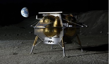 Astrobiotic, blockchain, Goonhilly Earth Station, Peregrine lunar lander, Spacebit