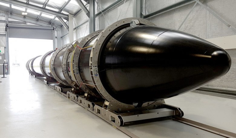 The Electron rocket ready for launch at Rocket Lab’s Launch Complex 1 in New Zealand. Image: Rocket Lab