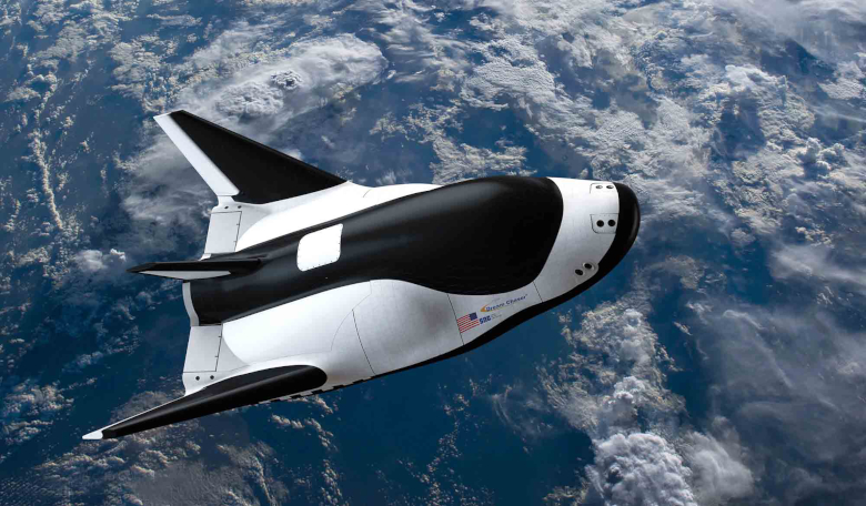 A rendering of SNC's Dream Chaser which could launch as soon as 2022. Image: SNC