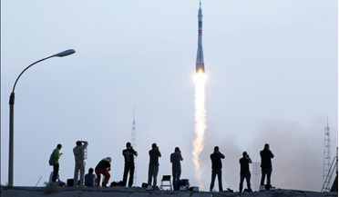 Baikonur, ISS, Soyuz MS-01 spacecraft