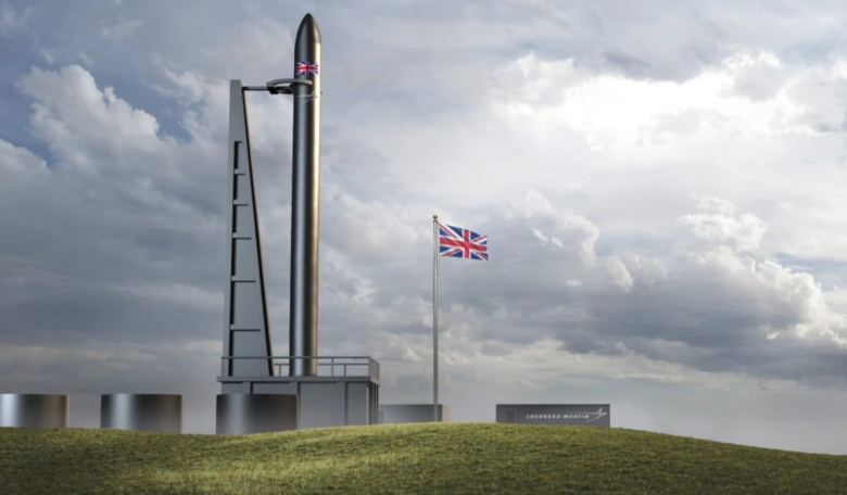 Lockheed Martin render of a launch from Sutherland