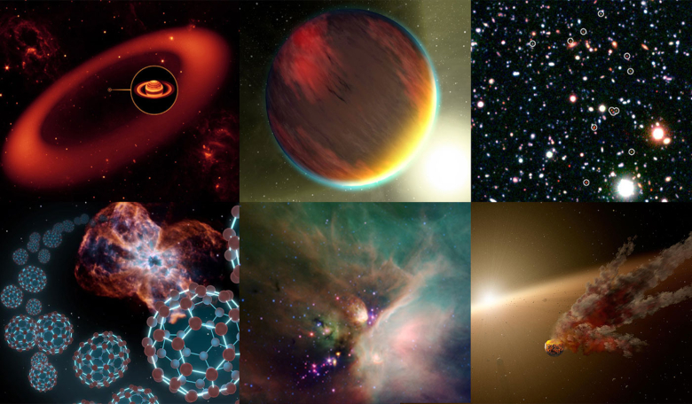 Some of Spitzer's greatest discoveries from 15 years in space. Image: NASA