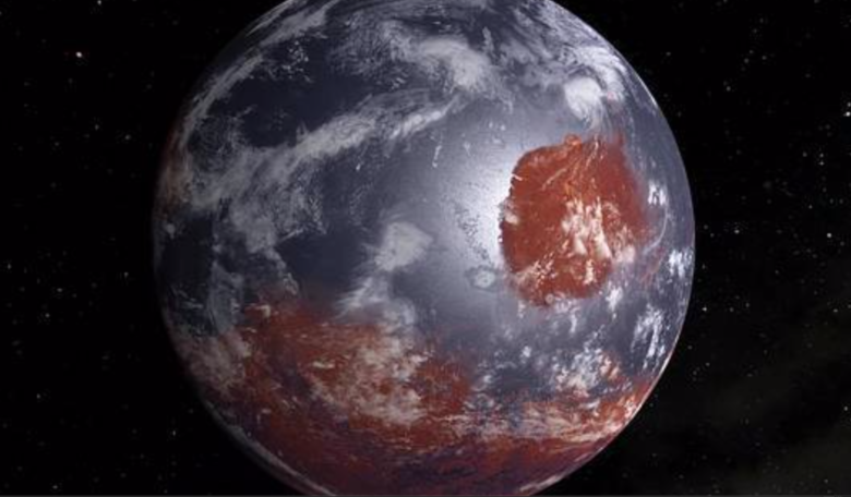 If we terraformed Mars by pumping vast quantities of oxygen into the atmosphere, would it eventually look like this? Image: NASA Goddard Space Flight Center