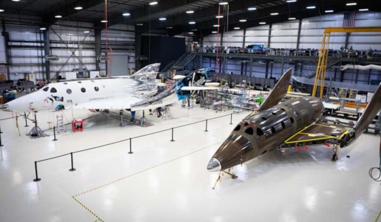 Virgin Galactic's blossoming space fleet. Image VG