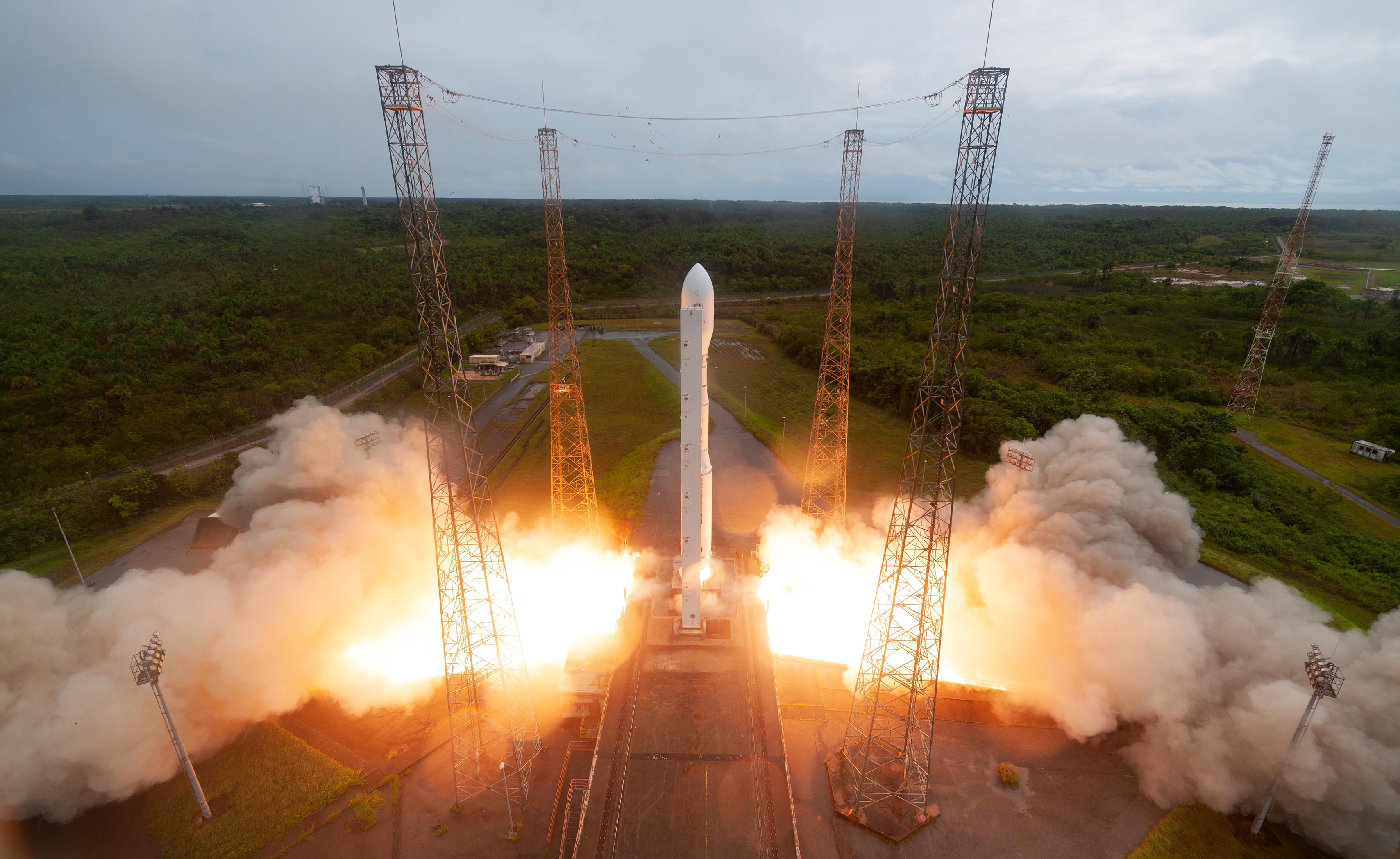 Vega-C lift-off. (ESA/Arianespace)