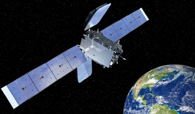 Hispasat’s GEOStar-2 communications satellite launched into GEO in 2014.