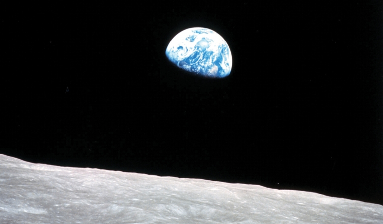 The iconic ‘Earthrise’ from Apollo 8 in 1968.