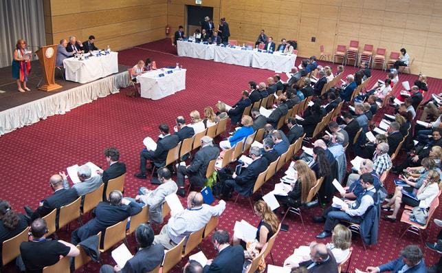 Asgardia’s first parliamentary session in Vienna.