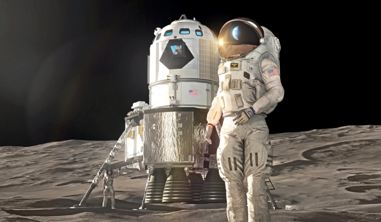 Lockheed Martin’s concept for a crewed lunar lander is a single stage, fully reusable system that incorporates many of Orion’s flight-proven technologies and systems. 