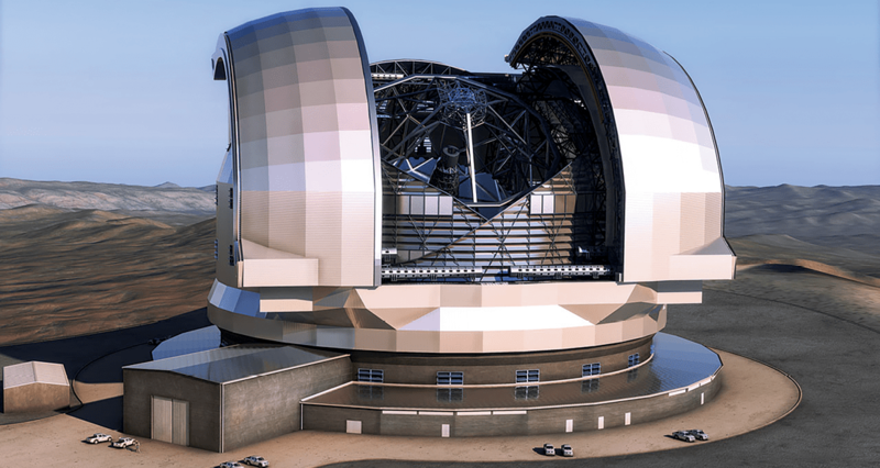 The European Southern Observatory is building the ELT (Extremely Large Telescope)