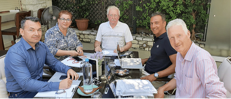 Head of Nation Dr Igor Ashurbeyli held a series of meetings this summer in Corfu, Greece