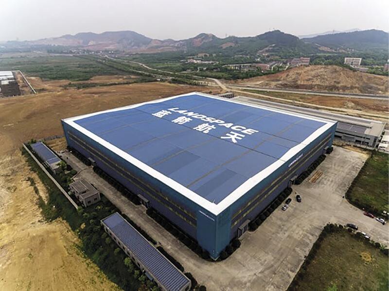 Rocket factory in Huzhou, Zhejiang, of Landspace...