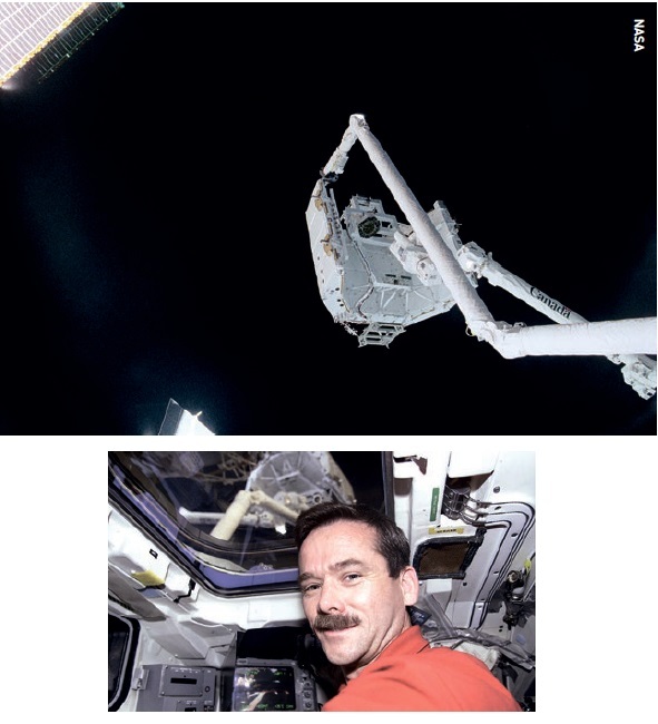The ‘handshake in space’ – Canadarm2 hands..