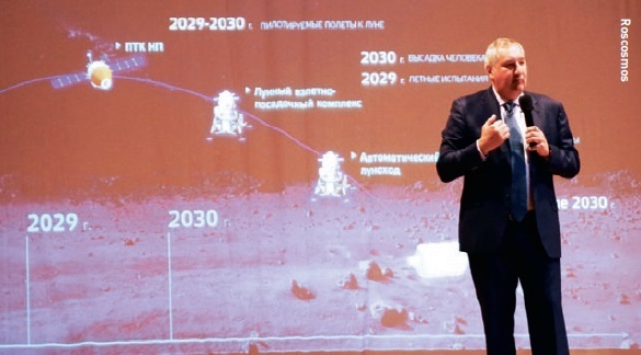 Dmitry Rogozin outlines Russian lunar landing.