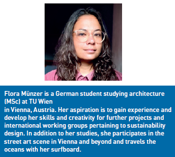 Flora Münzer is a German student studying architecture (MSc) at TU Wien.