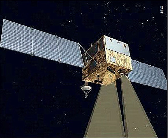 Huanjing 1 disaster and environmental monitoring satellite.
